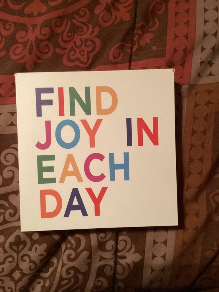 Find Joy Desk Sign  New