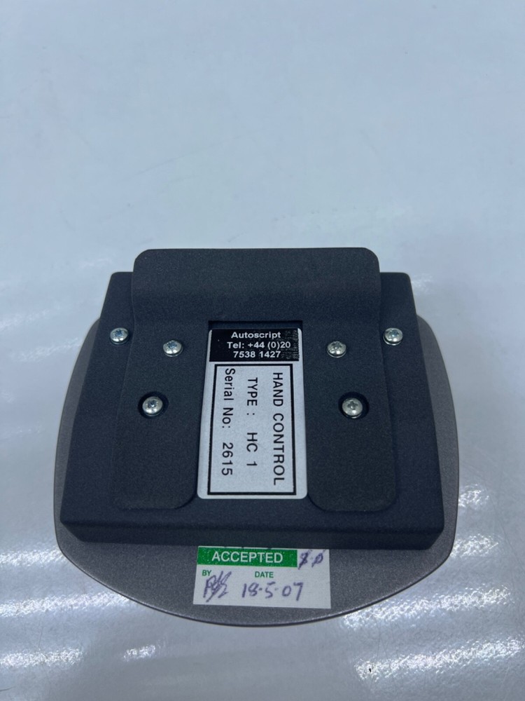 Autoscript WinPlus HC/1 Desktop Hand Control with cables