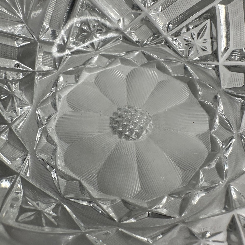 Heavy Glass Ashtray 6”