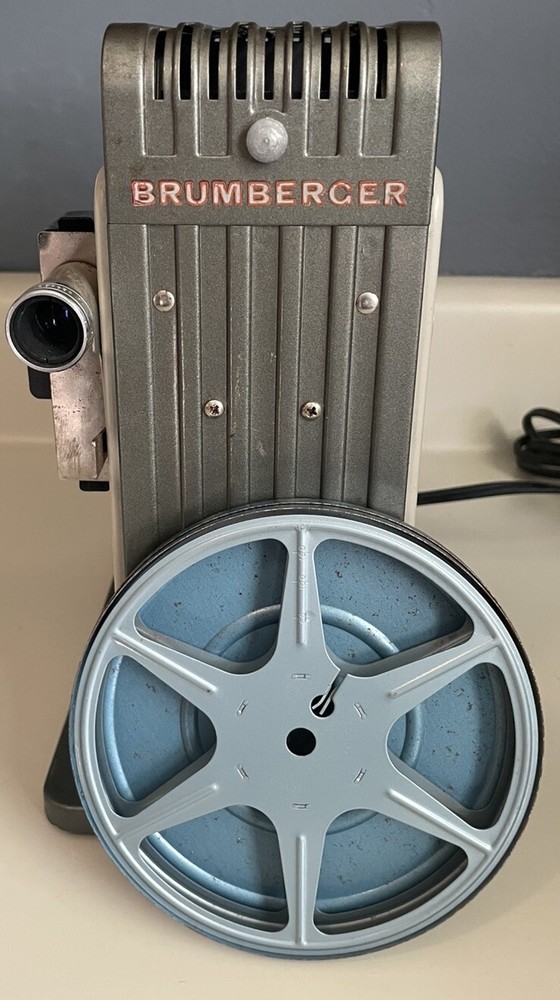Brumberger 8mm Cine Projector Model 1503 - Powers On - Untested - Read Below