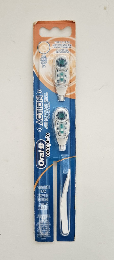 Oral-B Complete Deep Clean Toothbrush Replacement Soft Brush Heads Soft SEALED