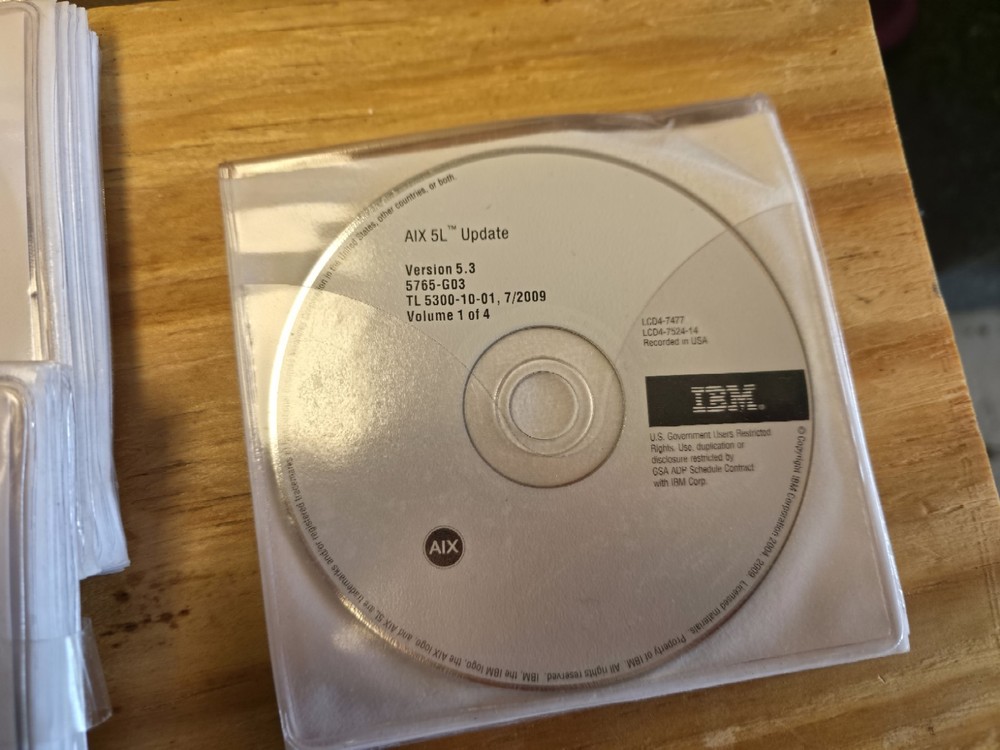 Ibm Aix Software Lot Mixed