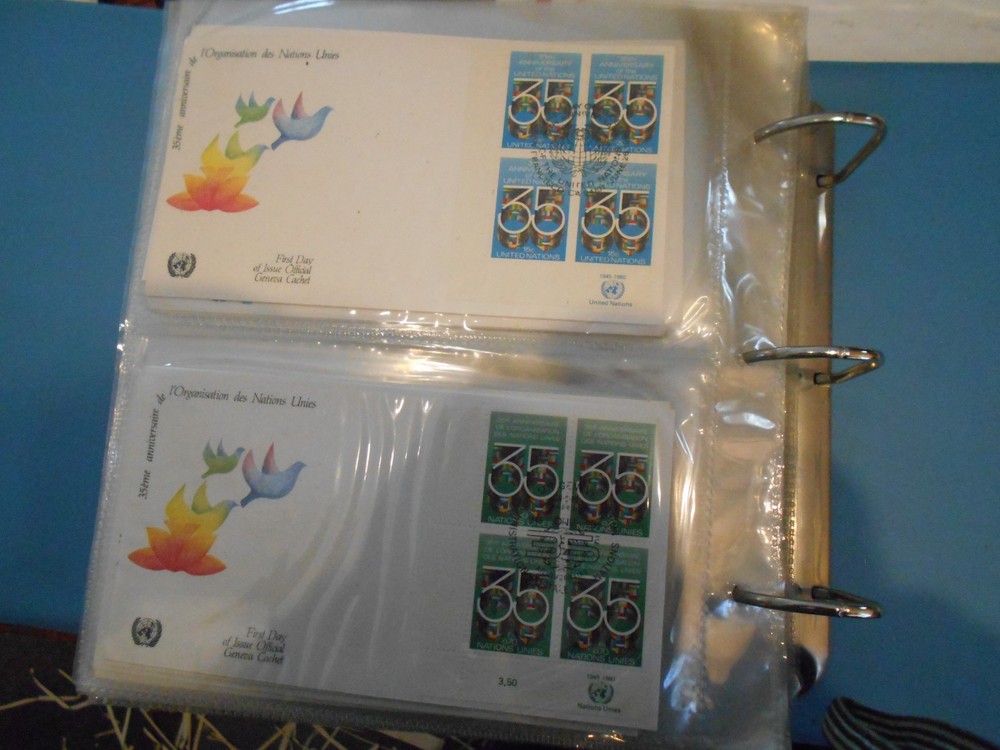 united nations first day covers 1970-80
