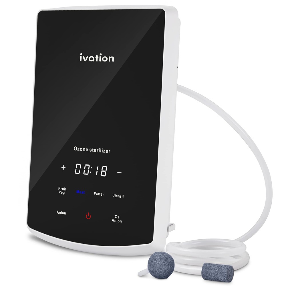 Ivation Ozone Generator, Water & Air Purifier, Sterilizer with Diffuser Stones
