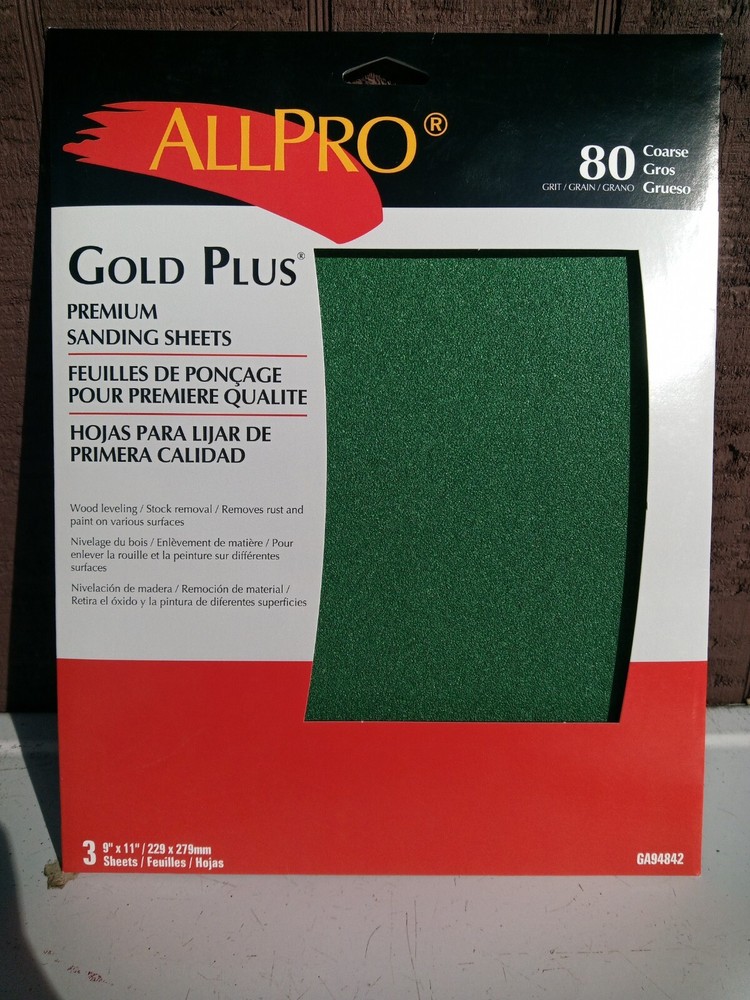 Sanding Sheet 80 Grit