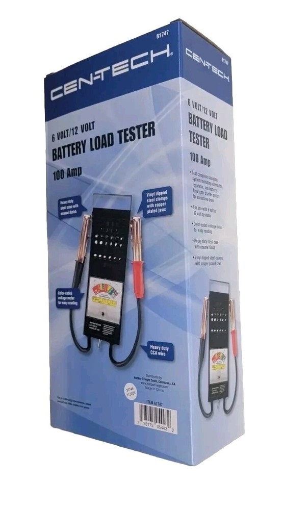 CEN-TECH 100 Amp, 6/12V Battery Load Tester