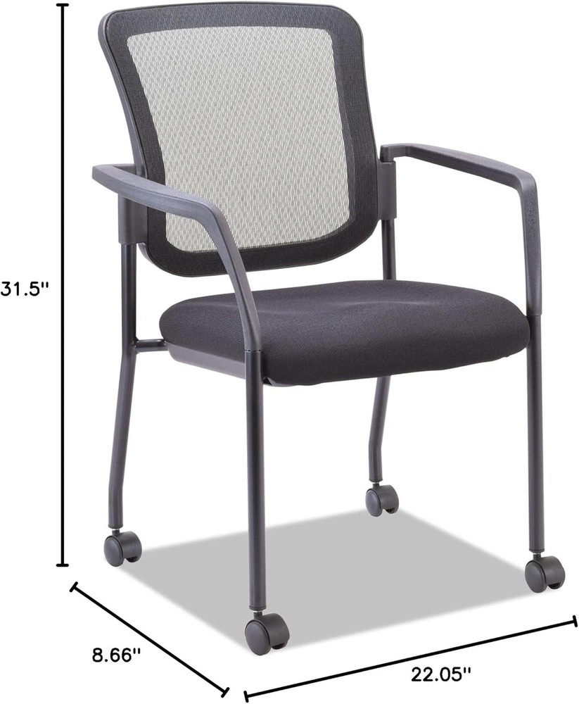 ALE Mesh Guest Stacking Chair Black