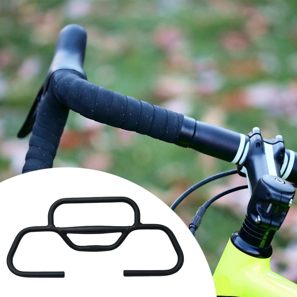 Road Bend Handlebar Black Bicycle Handlebar