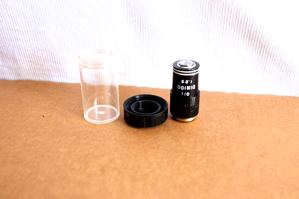 SWIFT DIN 100 1.25 OIL MICROSCOPE OBJECTIVE -USED