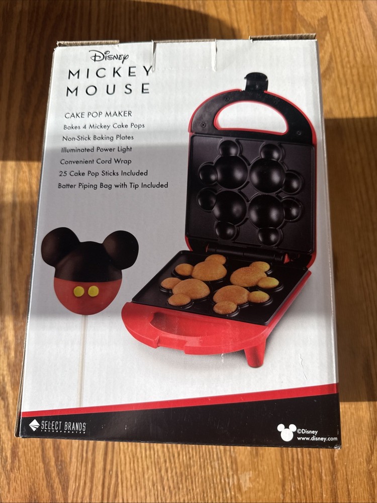 Disney DCM-8 Mickey Cake Pop Maker Mini, Red