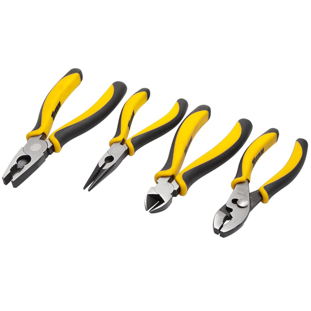 TITAN 4-PC PLIERS SET