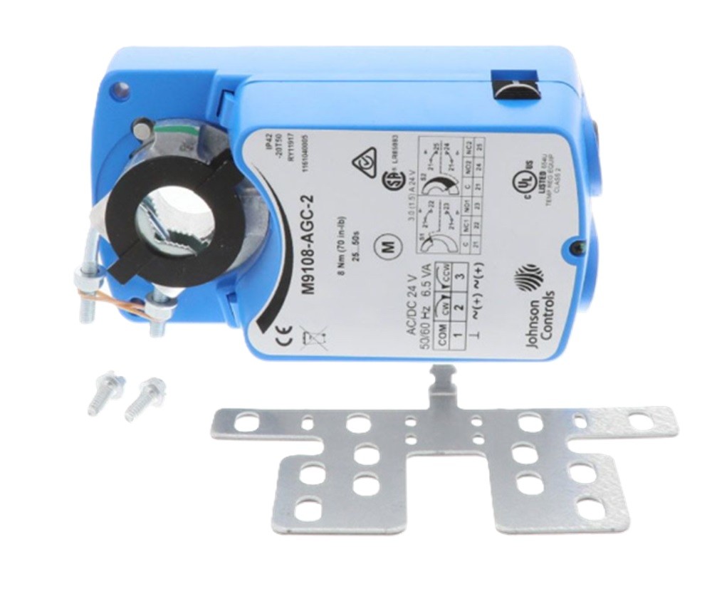 Johnson Controls M9108-AGC-2 Non-Spring Return Direct-Coupled Actuator, 24V