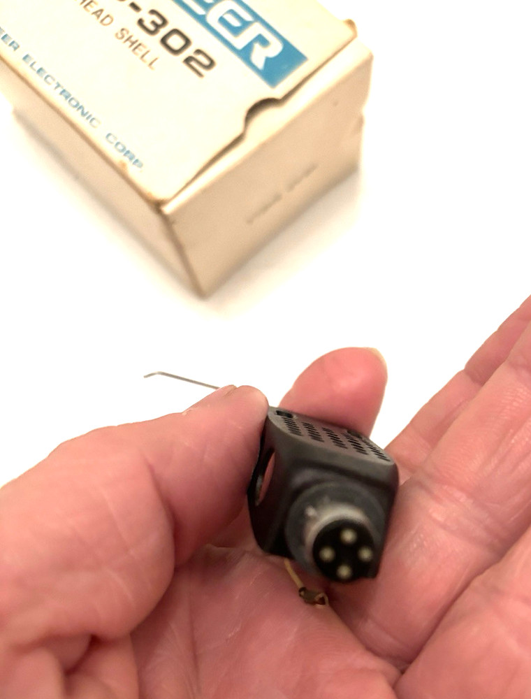 Ω Pioneer PP-302 Headshell (Black) Head shell for turntable