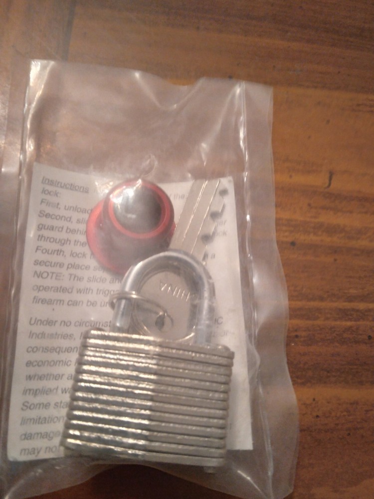 Kel Tec Padlock Firearm Handgun Locking Device (23-2573)