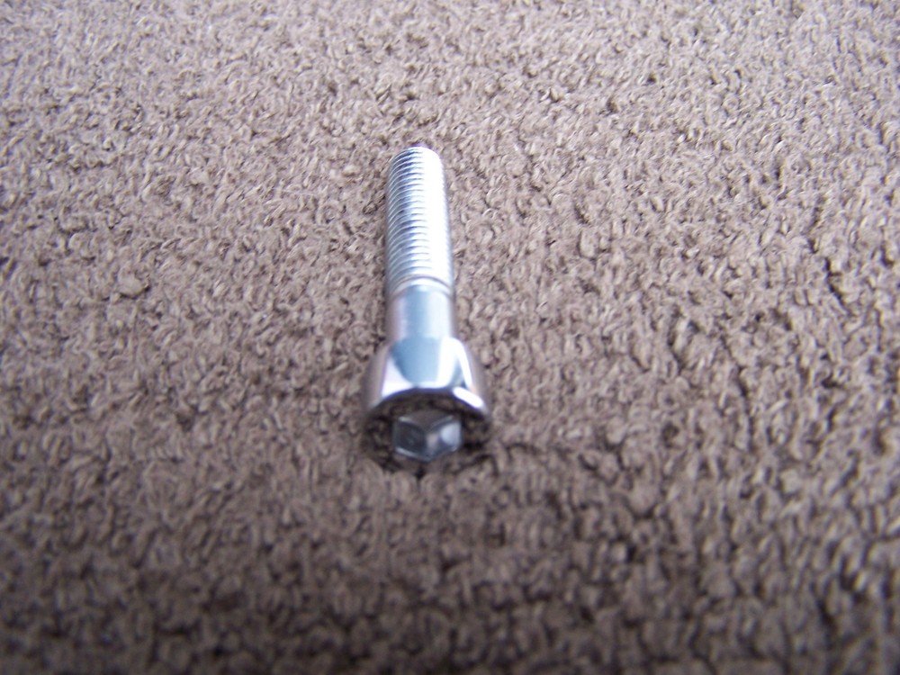 HARLEY DAVIDSON CHROME FRONT AXLE CLAMP BOLT Fits 2014-2023