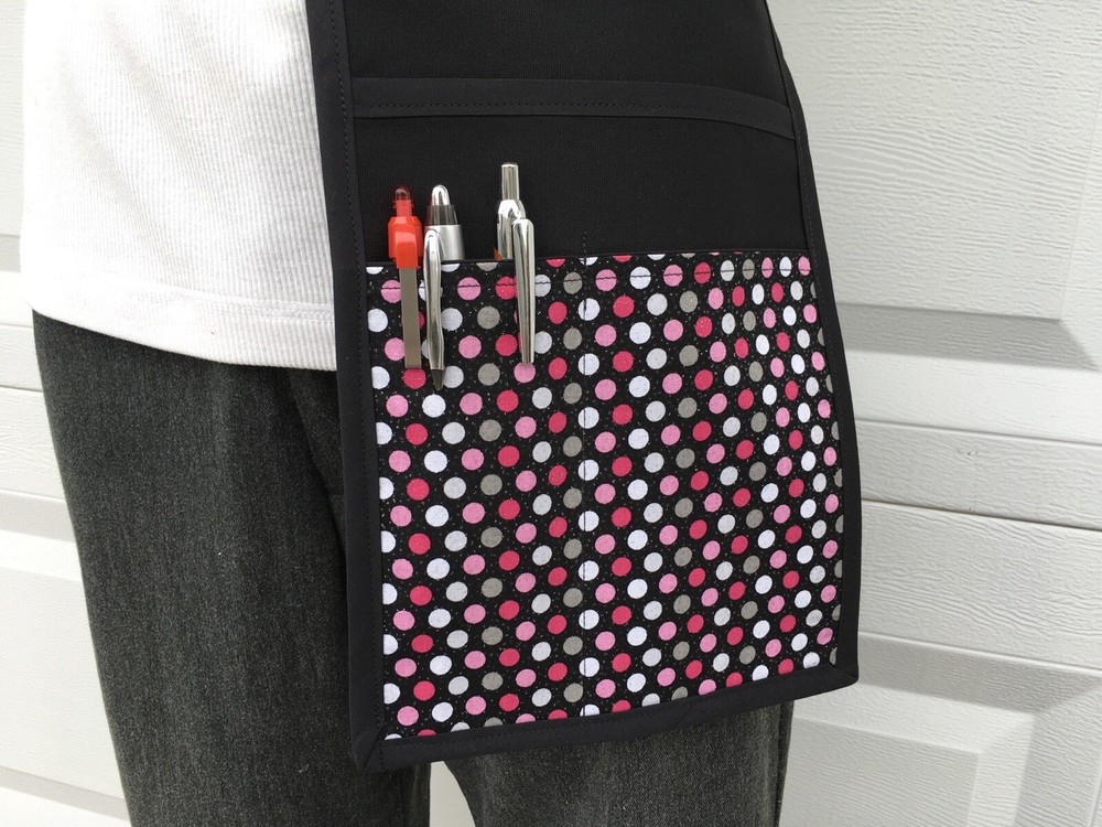 Dots Glitter Side Ipad Mini Apron Hip bartender,waitress,restaurant,utility