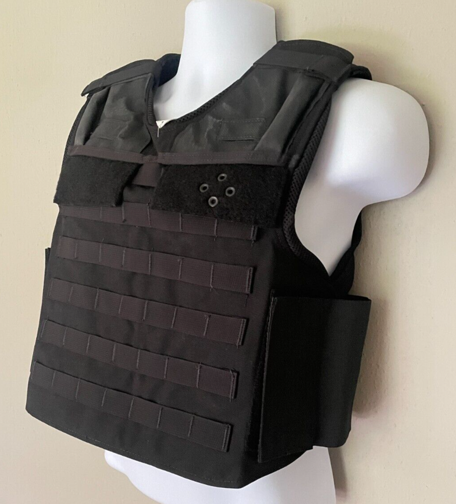 SECOND CHANCE Standard Armor Carrier Side Open Small LONG 2017-2017 Black Molle