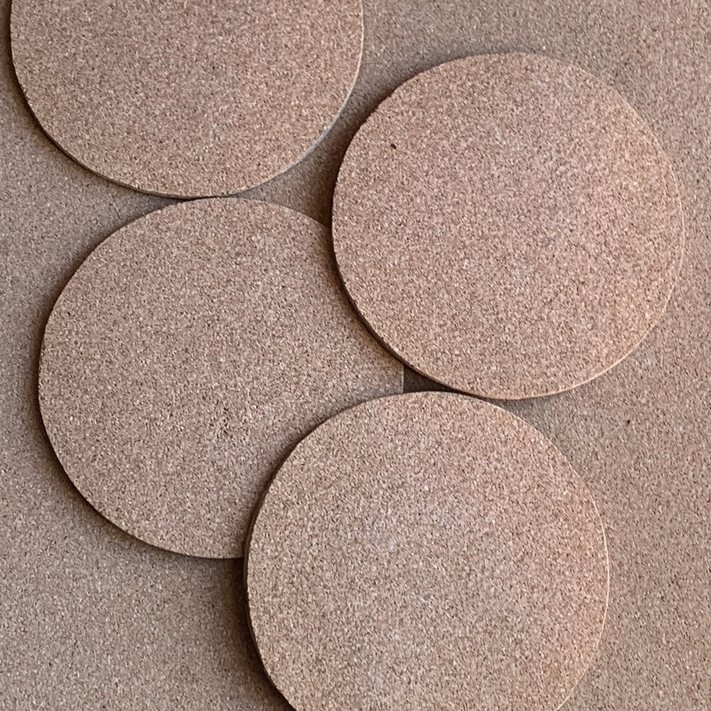 Set Of 4 Capiz Shell Coasters 4”