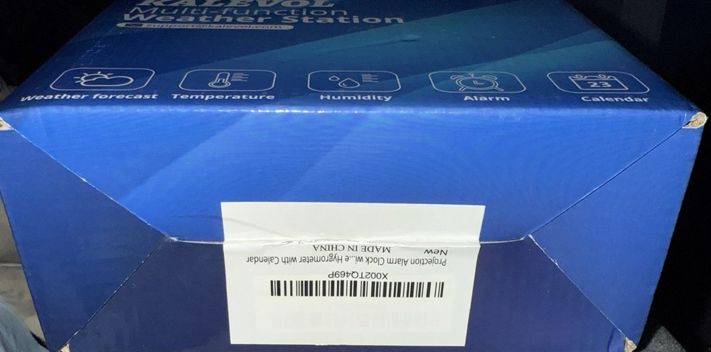 KALEVOL Multi-Function Weather Station With Wireless Remote Sensor NEW SEALED