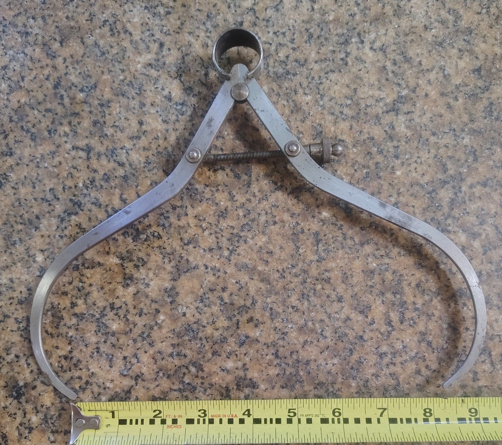 🗽 VINTAGE LUFKIN 8" OD CALIPER GREAT CONDITION