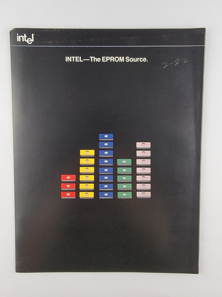 Original Vintage 1981 Intel Promotional Advertising  EPROM Source Microcomputer