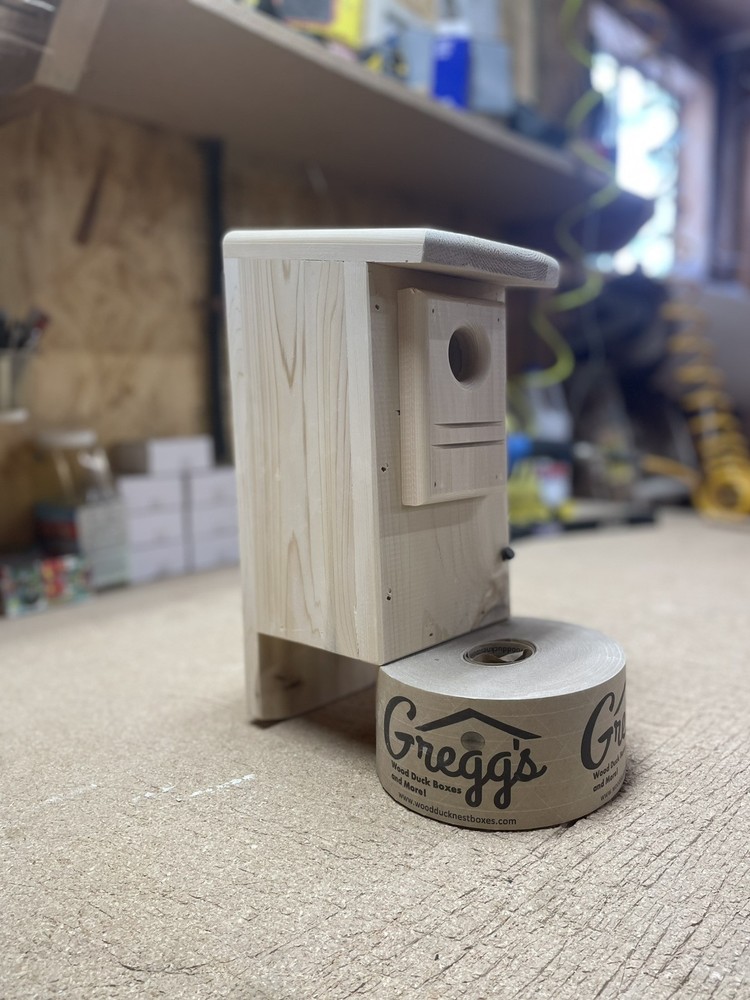 Tufted titmouse nest box