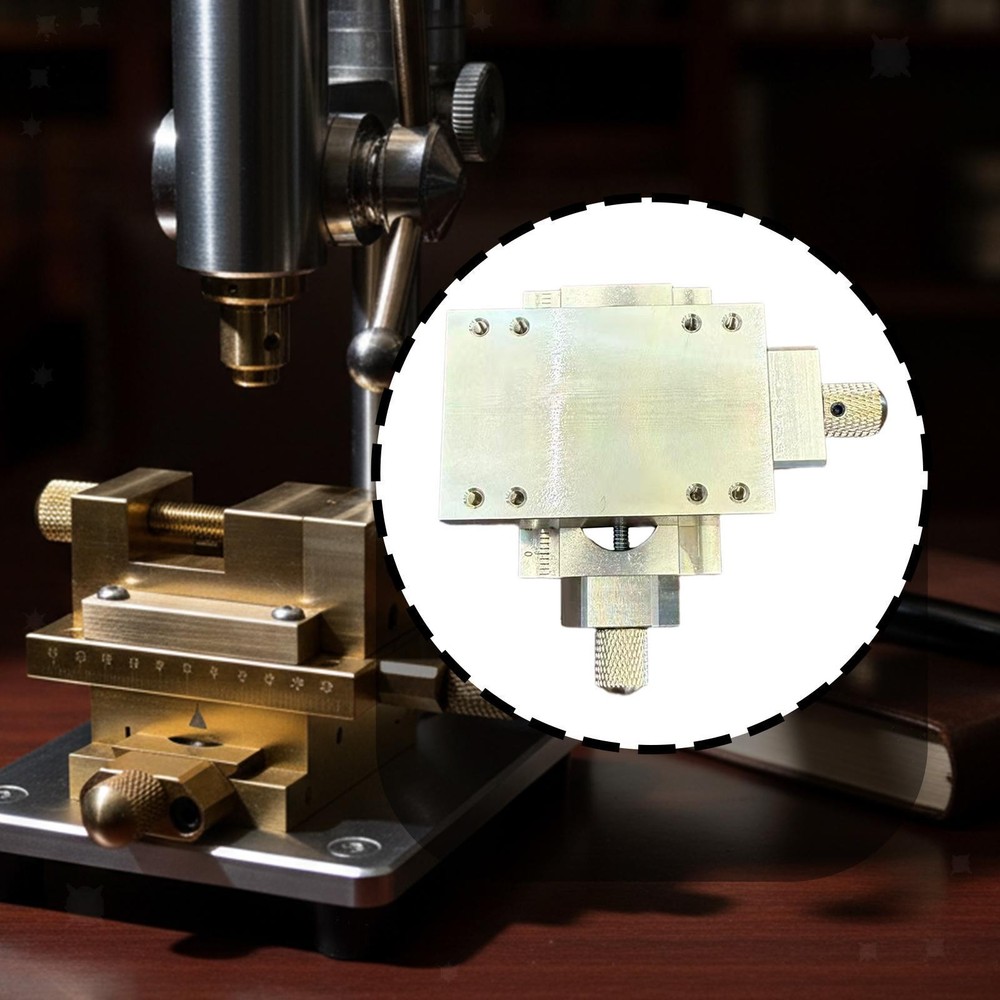 Small Slide Table Smooth Precision Worktable Press Lead Screw Slide