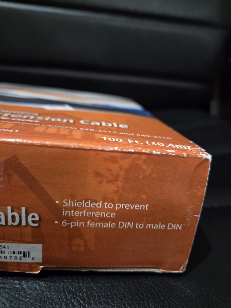 "NEW" RadioShack 49-2541 100Ft security camera extension cable Shielded