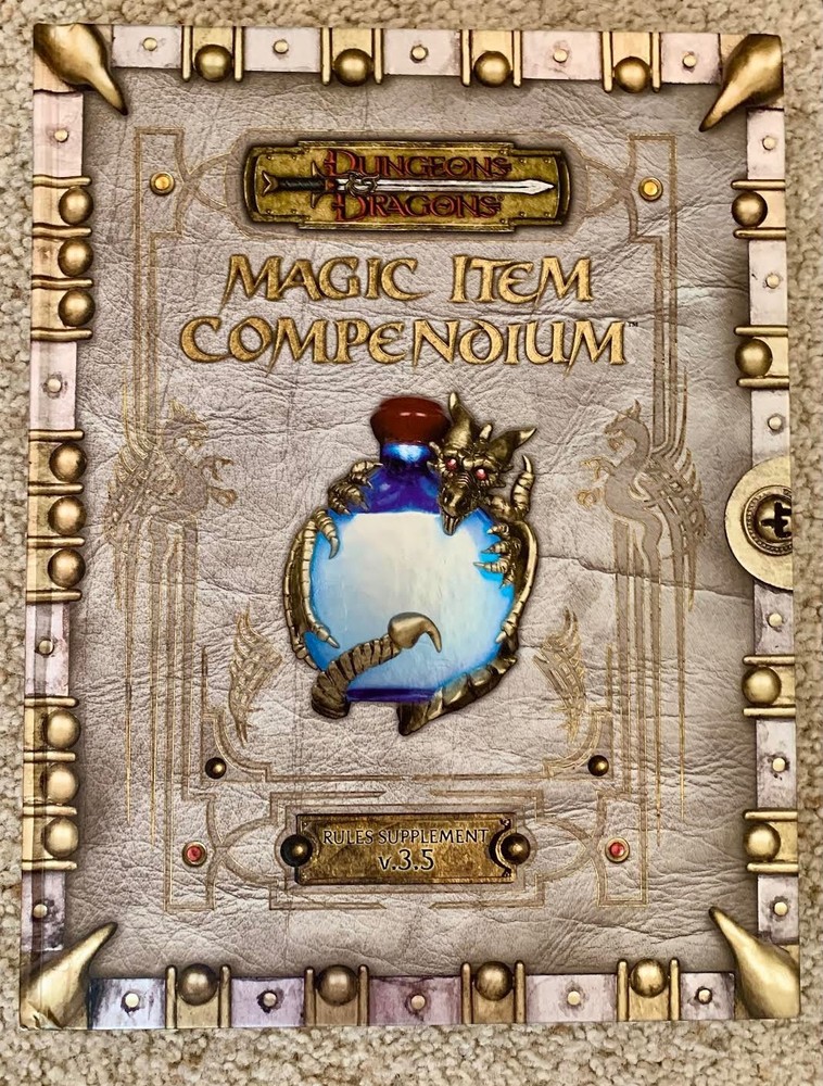 Dungeons & Dragons: Magic Item Compendium - Rules Supplement V.3.5 (Hardcover)