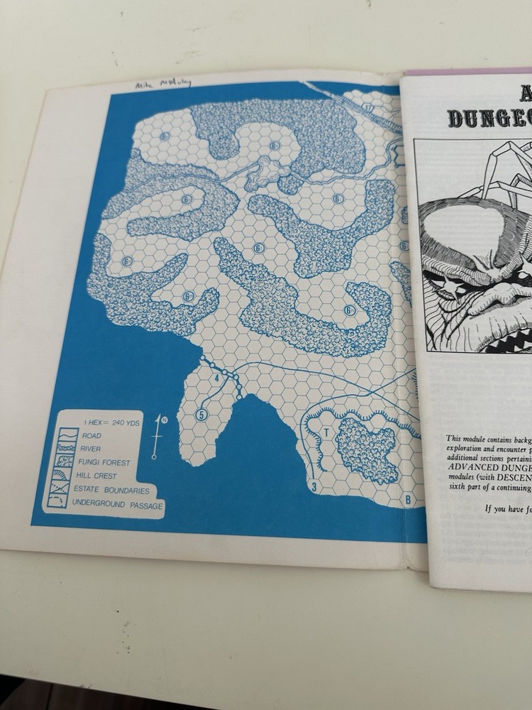 1st PRINTING D1 + D3 Modules | Advanced Dungeons & Dragons | 1978