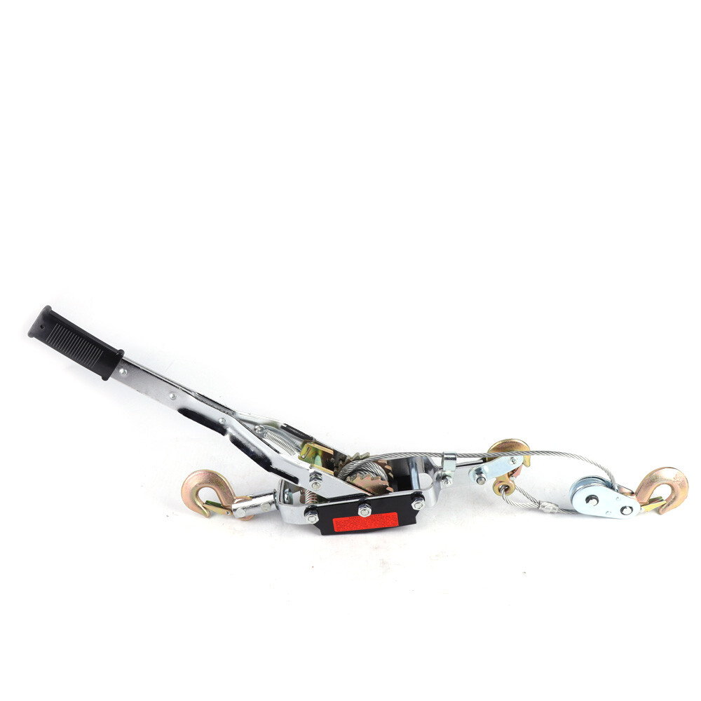 5 Ton Hand Come A Long Ratchet Winch Hoist Puller Cable Puller Tool W/ 3 Hooks