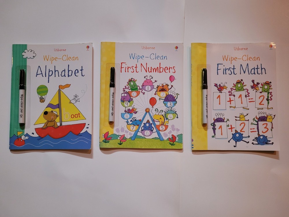 Usborne Wipe-Clean Books