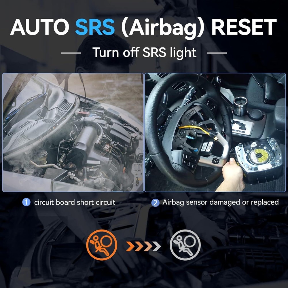 ANCEL AD610 Plus Car OBD2 Scanner Diagnostic Tool ABS SRS SAS Reset Check Engine