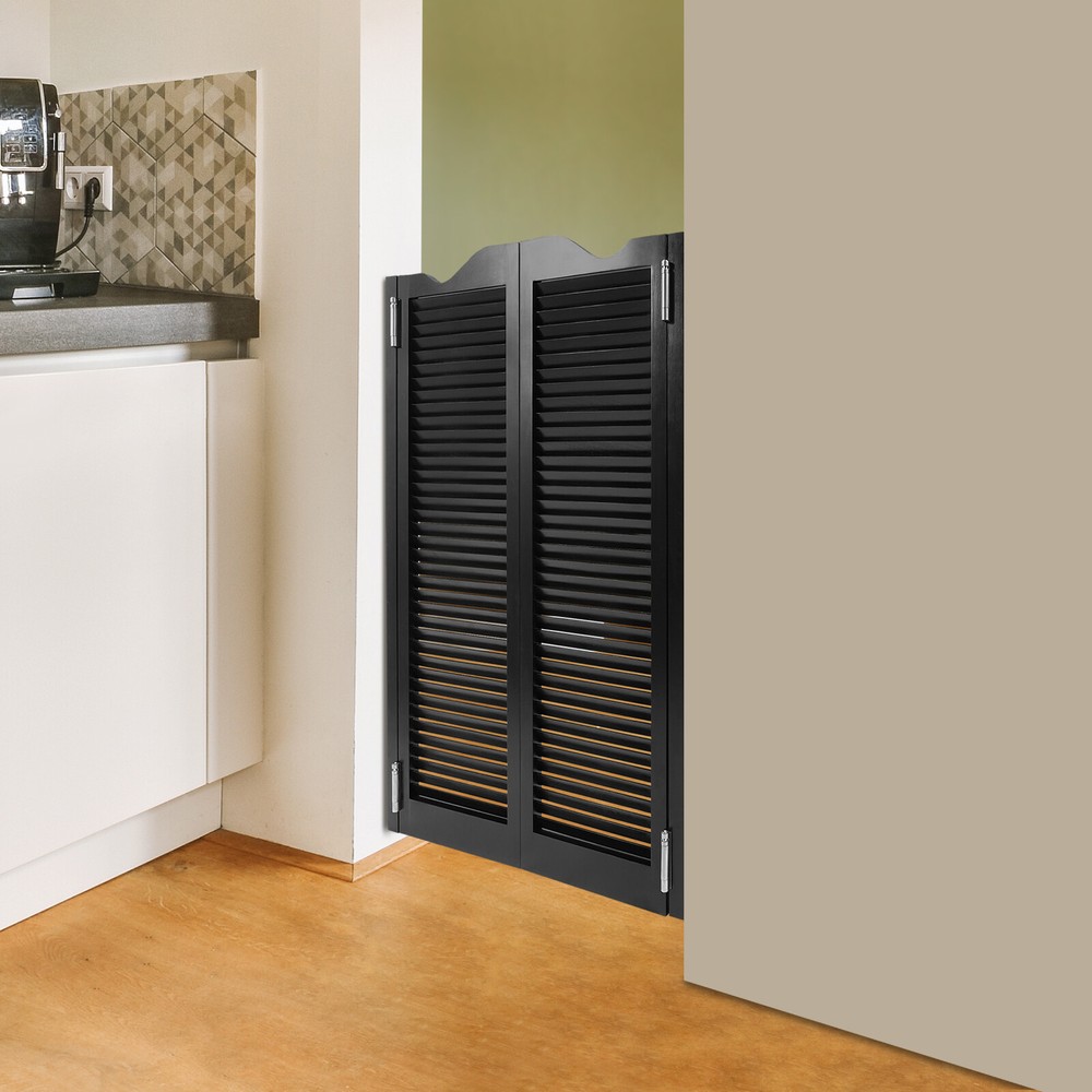 Wood Cafe Door, Bar Doors, Half Door for House, Kitchen Rectangular
