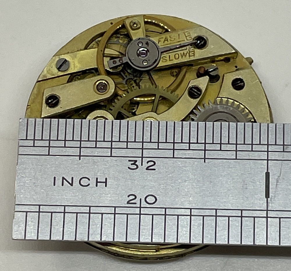 SWISS POCKET WATCH MOVEMENT Beautiful Dial Runs