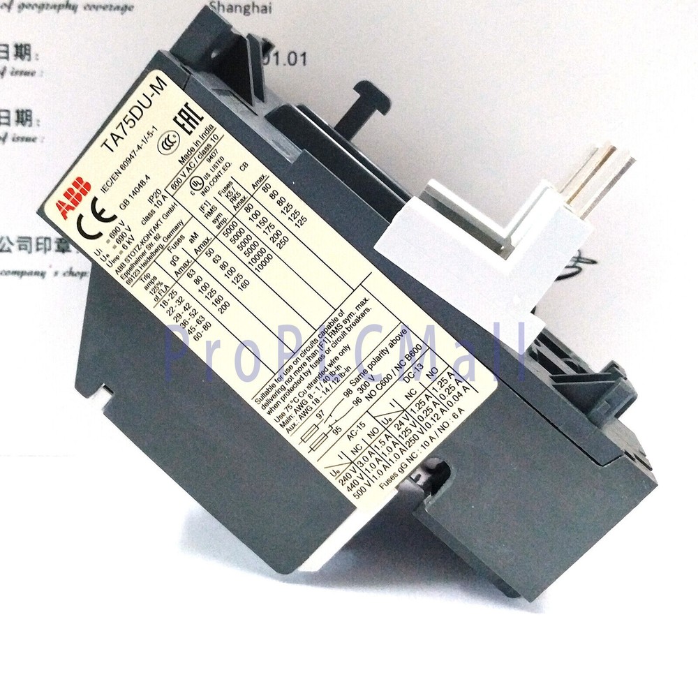 1PC~ABB TA75DU-32M Thermal Overload Relays New ~