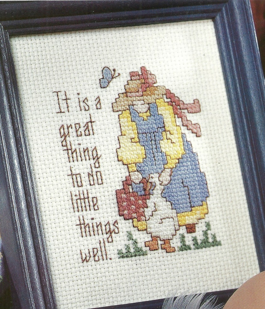 Greatness in Little Things CROSS STITCH PATTERN CHART