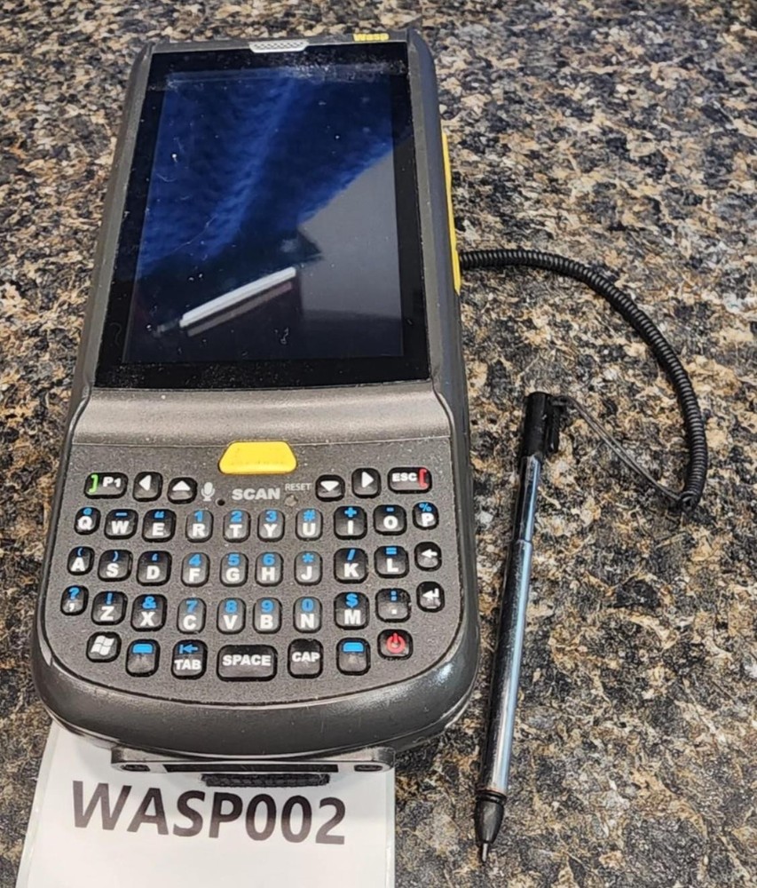 Wasp HC1 Mobile Computer with QWERTY Keypad Stylus Caddy Handstrap TESTED