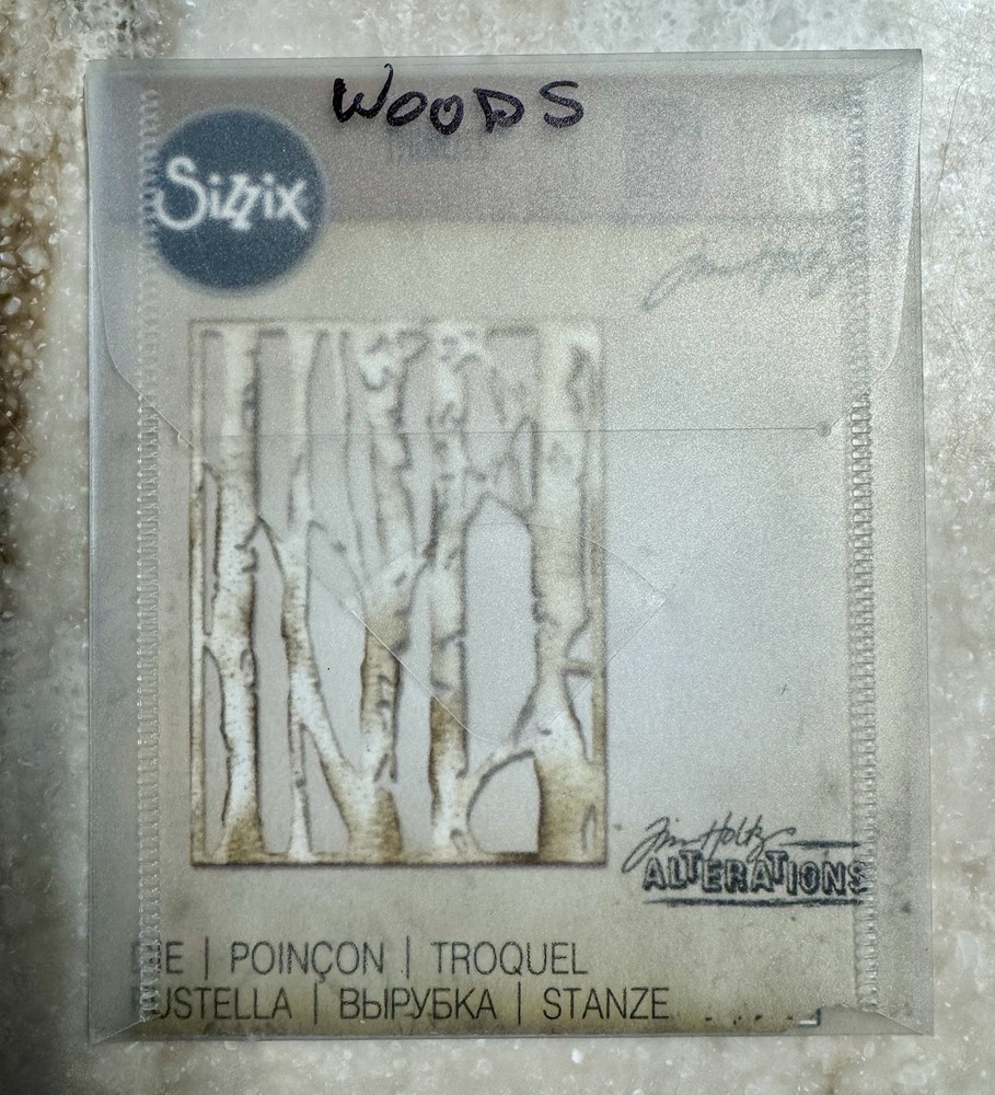 Tim Holtz Sizzix **BIRCH TREES** 1-pc Metal Dies 660994 ThinLits Scrapbook