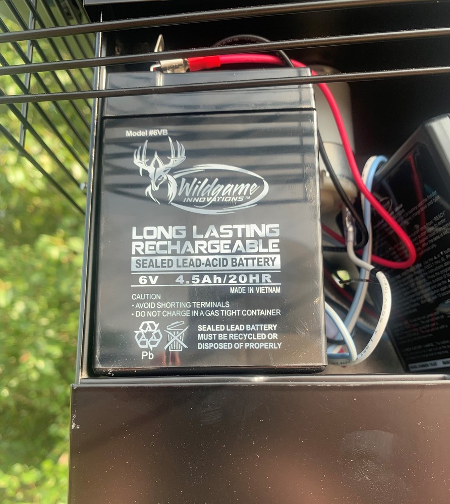 Rechargeable Battery for Game Feeders