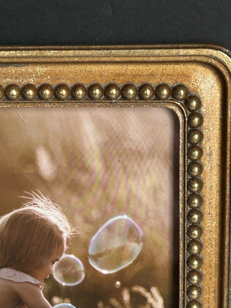 Gold Beaded Picture Frame Belle Maison Collection 5x7 Photo Frame Rectangular