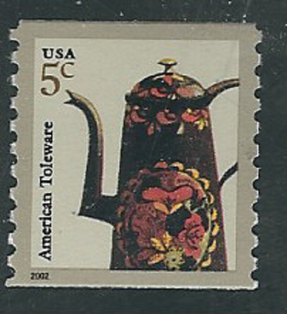 Scott #3612...5 Cent...Coffepot...20 Stamps