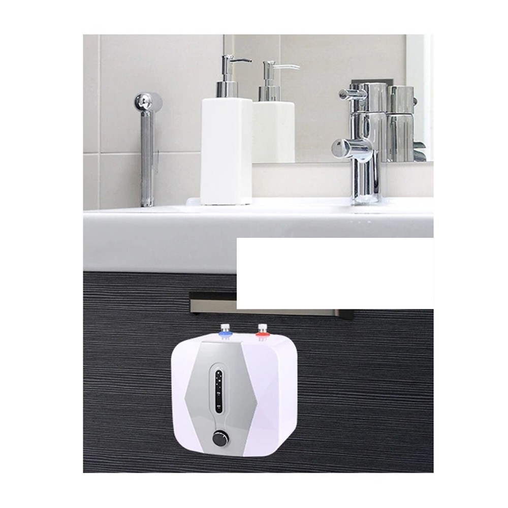1500W 8L Electric Instant Hot Water Heater Below Sink Mini Small Water Tank 110V