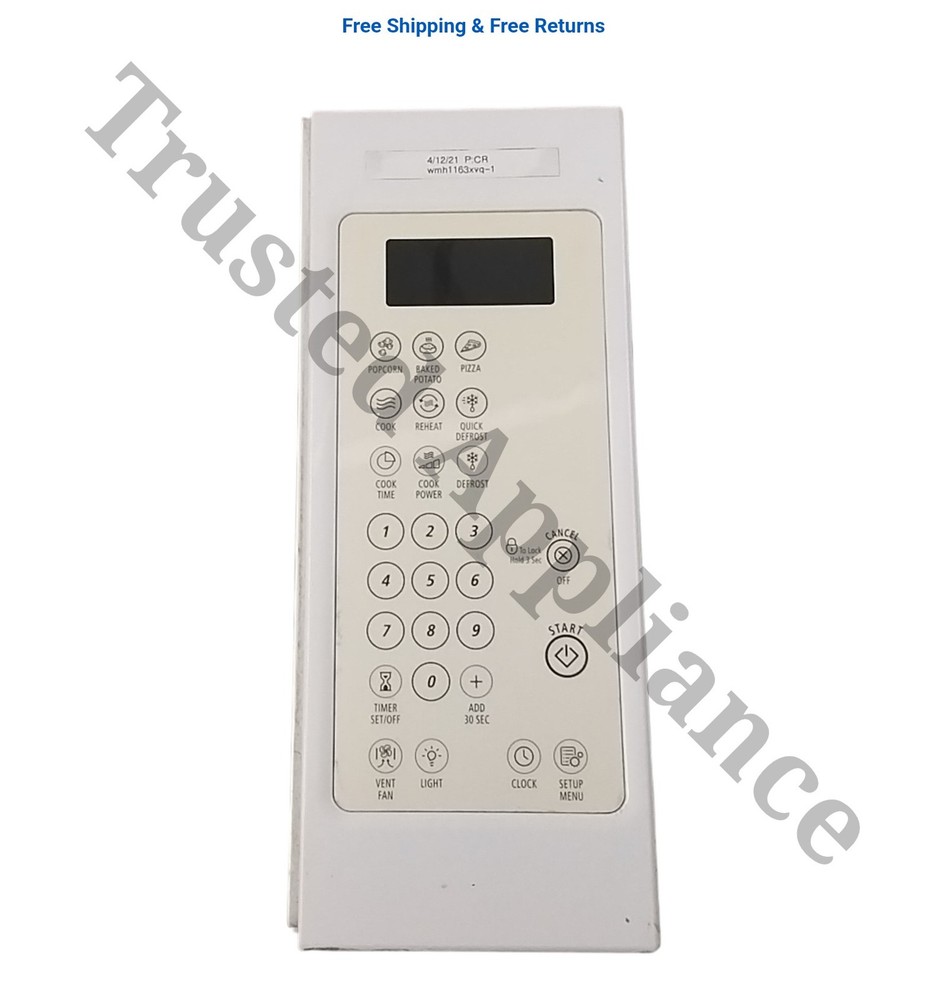 Microwave Control Panel Console 4619-648-85511 White white