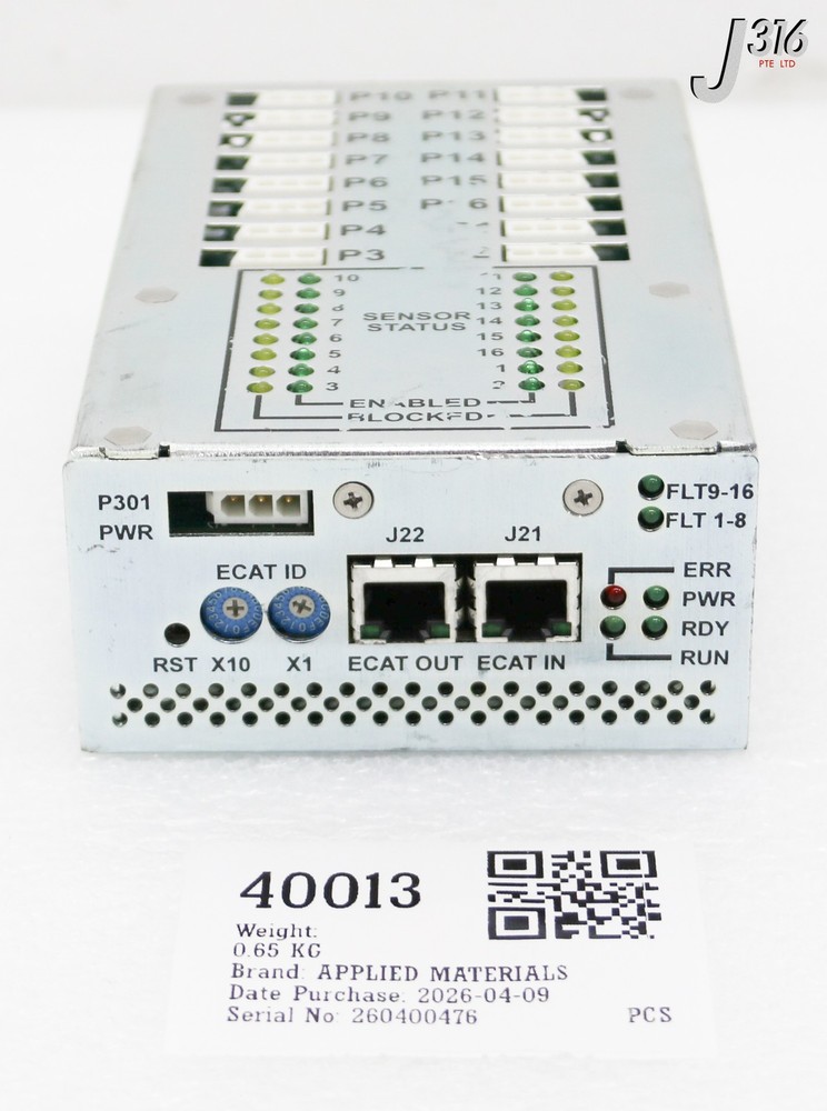 40013 APPLIED MATERIALS OVERSAMPLE INPUT CONTROLLER GEN2 0090-13158