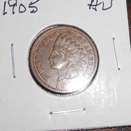 1905 INDIAN HEAD CENT - AU