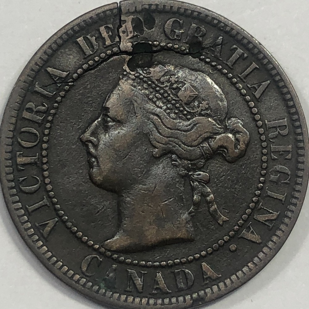 1901 Canada One Cent Foreign Coin #1862