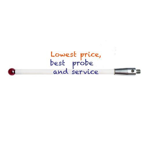 1pc For A-5000-3712 CMM Touch Probe M4 Thread 6mm Point Ceramic Stem 100mm