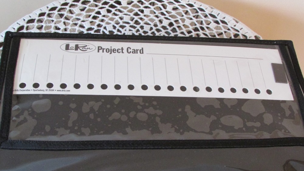 Loran (Needlework) Project Carrying Case Black with 3 inner sections