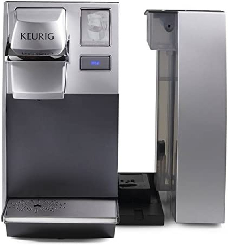 K155 Office Pro Single Serve K-Cup Coffee Maker - Sleek Silver Design